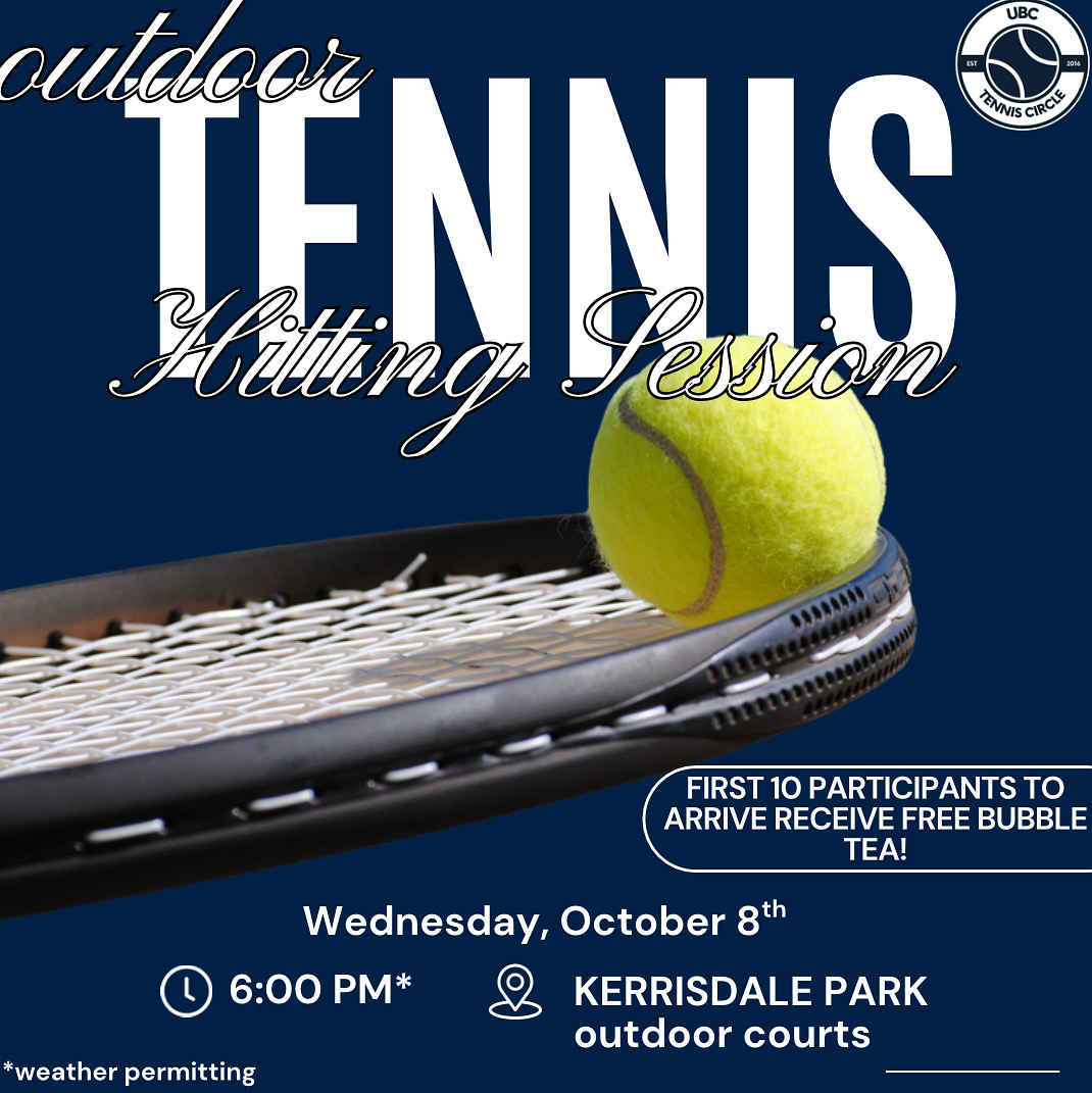 Outdoor Tennis Hitting Session