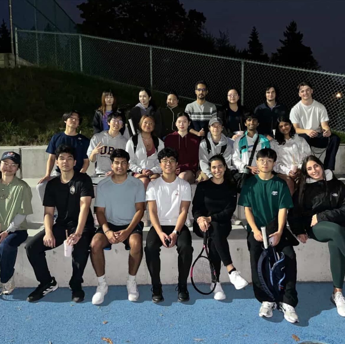 UBC Tennis Club members